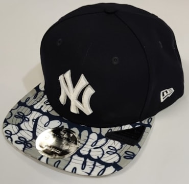 Camisa Polo New Era Reta New York Yankees Azul-Marinho - Compre