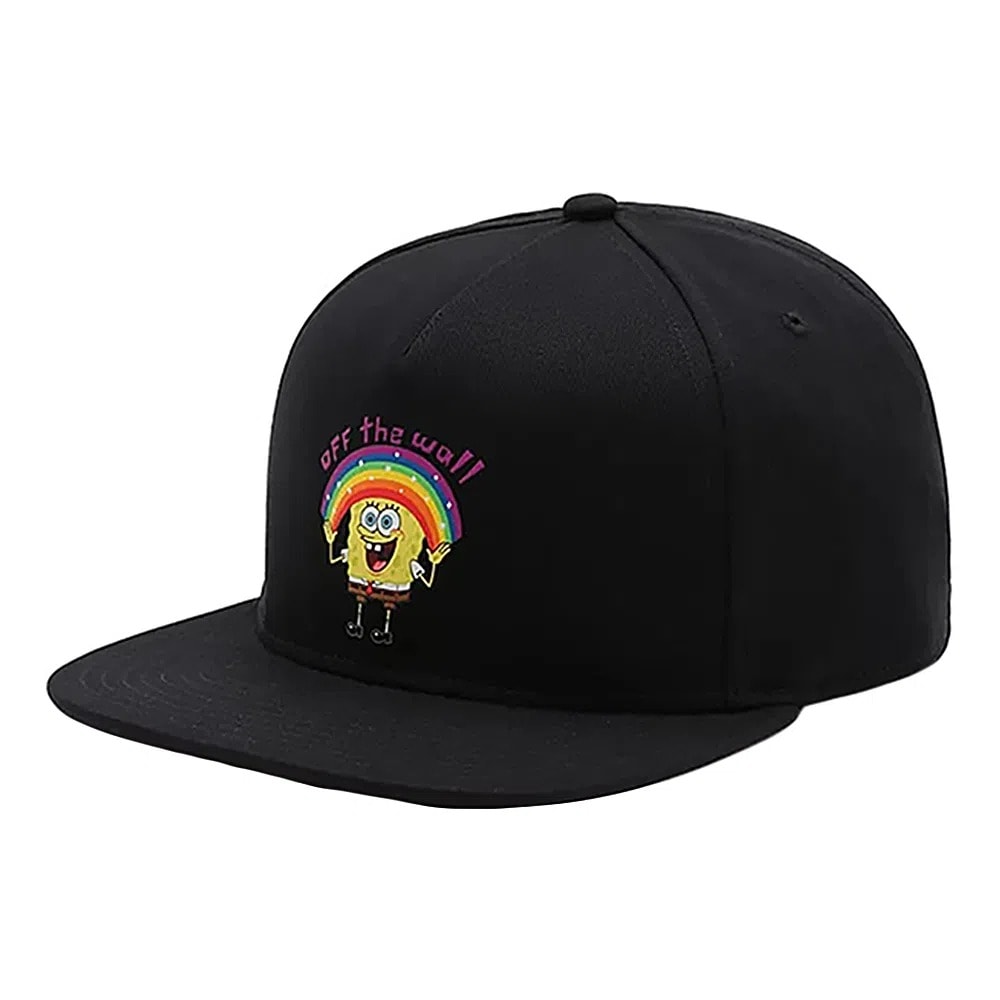BONÉ VANS SNAPBACK X BOB ESPONJA PRETO - Super Street