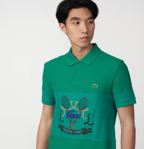 Polo on sale lacoste verde