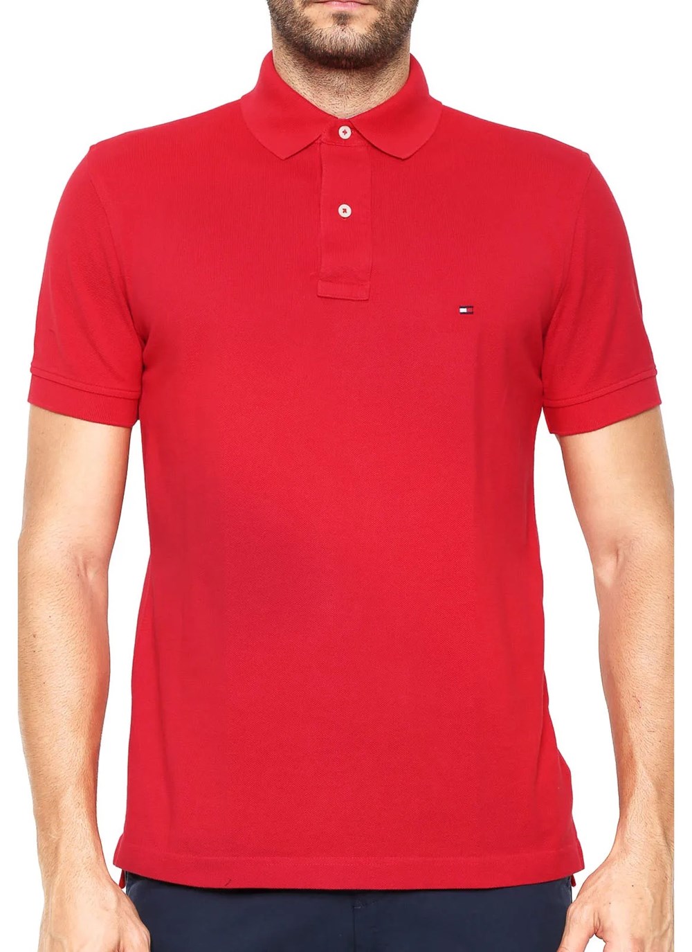 Camisa Polo Tommy Hilfiger Regular Vermelho-SP STORE