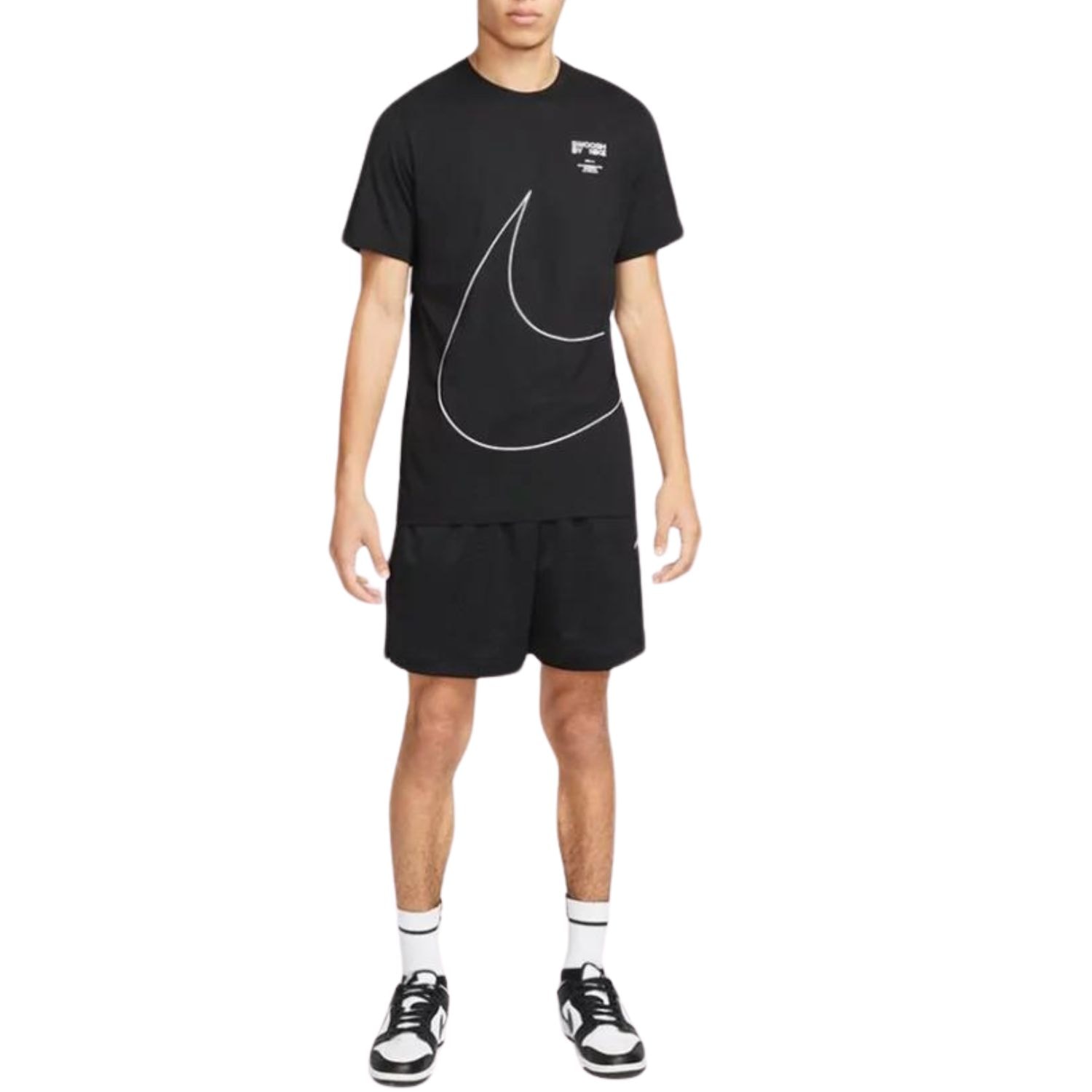 Nike t cheap shirt big swoosh