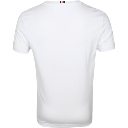 Camiseta Tommy Hilfiger Essential Flag Branca - Sale