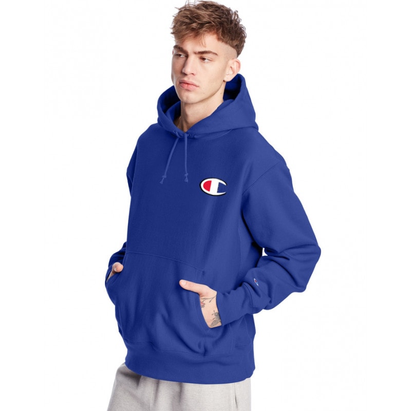 champion reverse weave left chest c po moletom com capuz