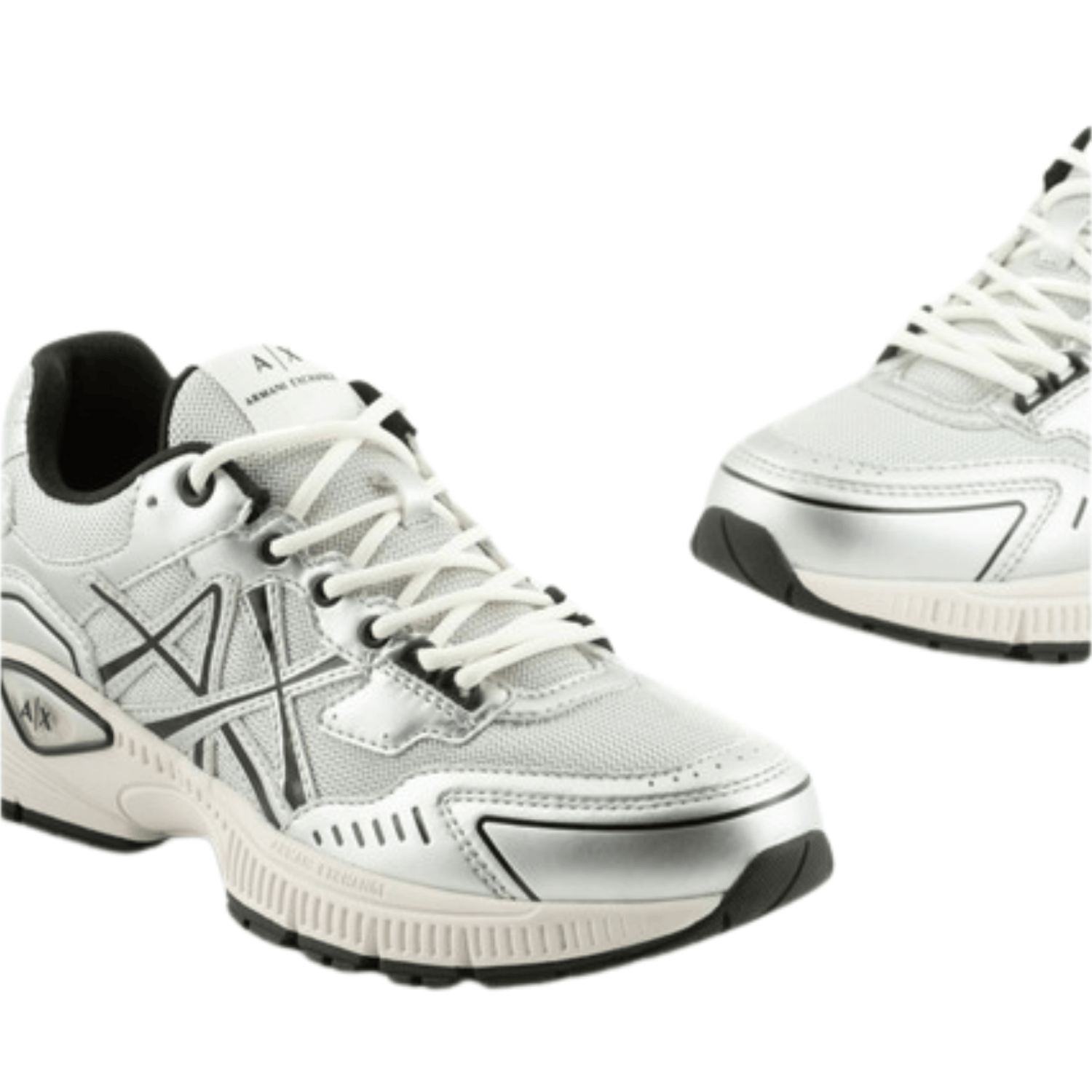 TÊNIS ARMANI EXCHANGE XUX189 XV776 00520 PRATA